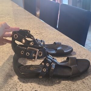 Cole Haan Black Sandals Sz 8